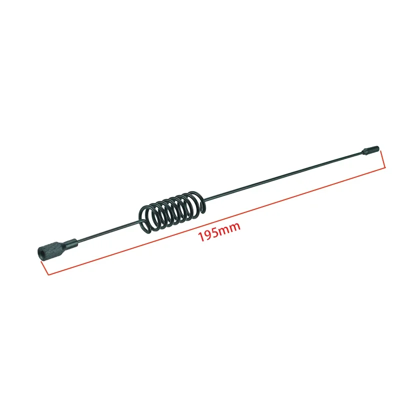 Ligne de signal d'antenne en métal de simulation, pour voiture inoler RC 1/10 1/18 1/24 Traxxas TRX4M TRtage Bronco Defender RCversiSCX24, 1 pièce