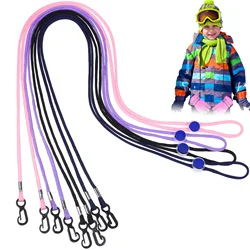 4 Pcs Gloves to Prevent Rope Loss Anti-lost Lanyard Strap Cord Clips For Adults Winter Hanging Nylon Lanyards Child Grabber