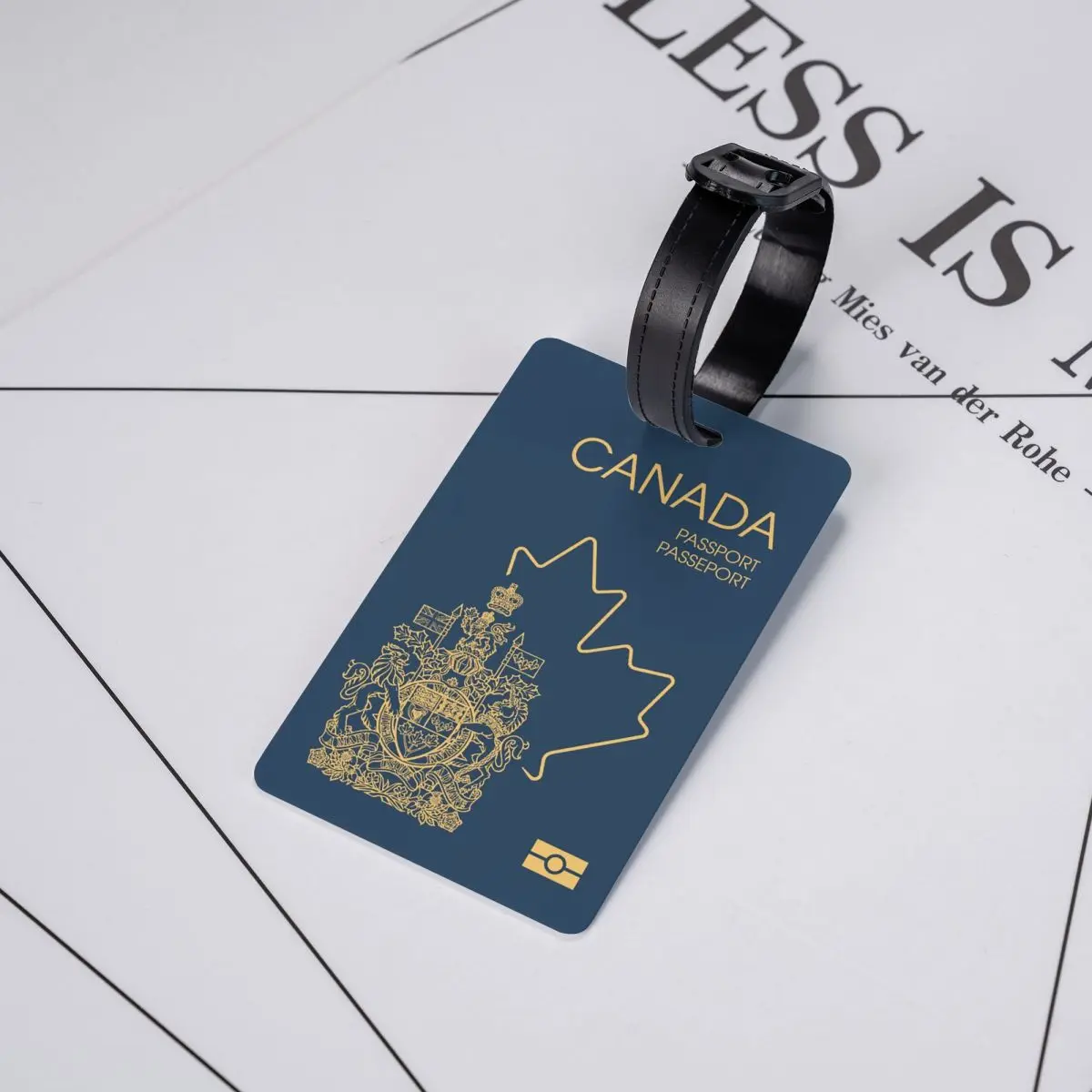 Canada Passport Gepäckanhänger, individuelle Gepäckanhänger, Sichtschutz, Name, Ausweis