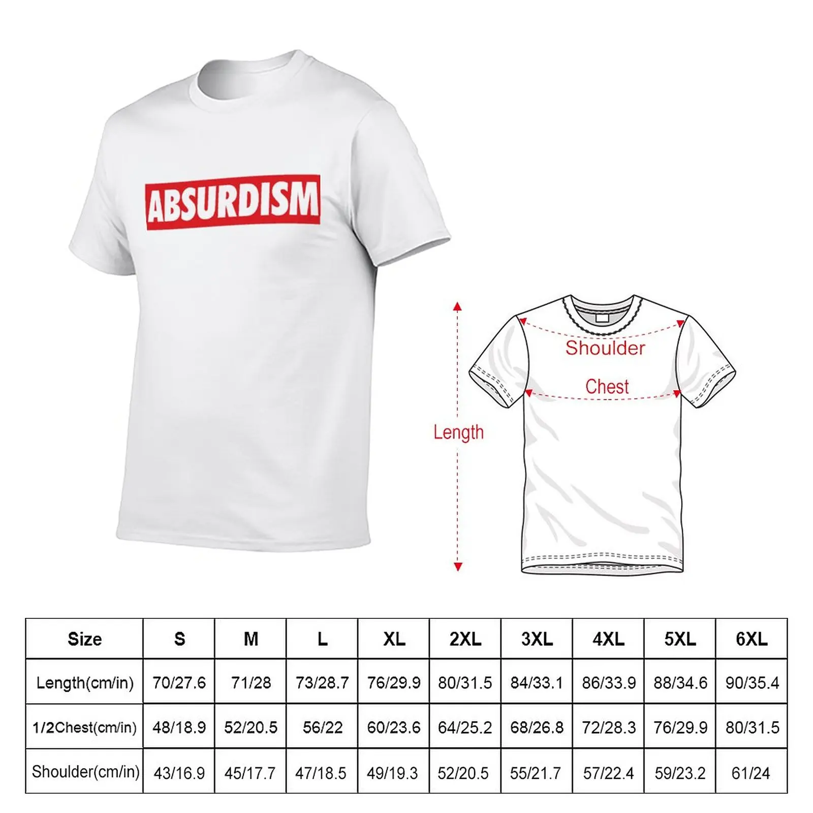 New Absurdism T-Shirt plus size tops new edition t shirt hippie clothes black t shirts for men