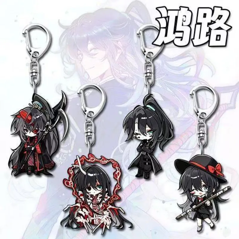 

Anime Peripherals Cute Hong Lu Figure Acrylic Pendant Hong Lu Figurine Acrylic Keychain Decoration Collection Toys Gifts