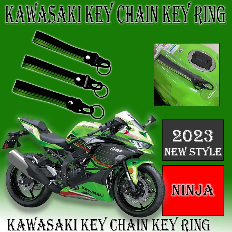 

New Motorcycle Embroidery Key Ring Keychain For Kawasaki Zx-4R Z650 Z900 Z800 Z750 Z1000 Z1000SX Z 400 650 900 800 1000 Z1000SX