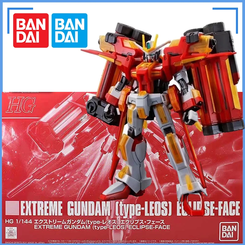 In Stock Bandai Gundam Kit  1/144 Extreme Gundam Type Leos Eclipse Face Anime Figure Genuine Gunpla Suit  Model Toy NEW Children