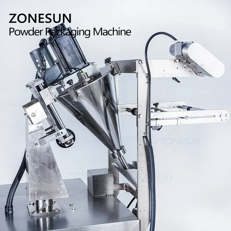 ZONESUN automatique lait café poivre poudre assaisonnement sac Augar remplissage pesage Machine de cachetage Machine d'emballage