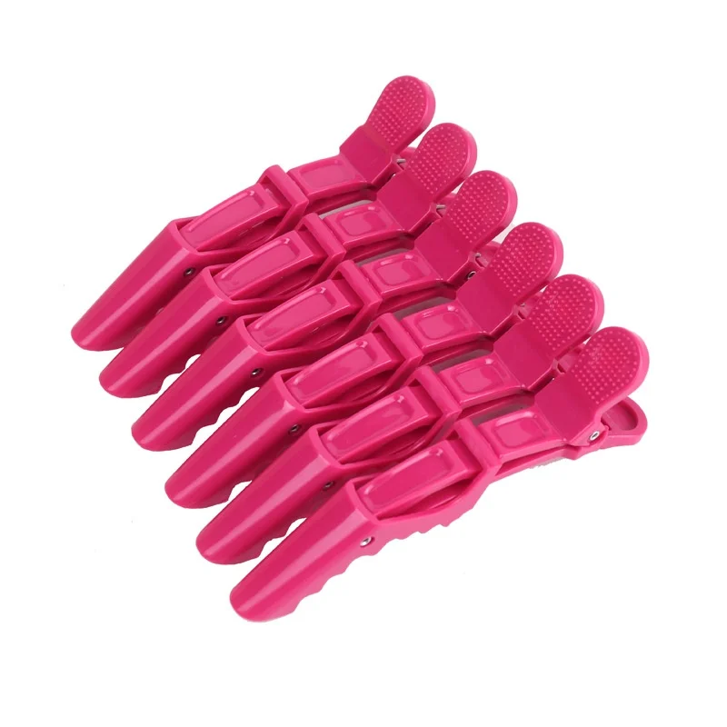 6PCS Alligator Haar Clips Kappers Klemmen Klauwen Sectie Clip Kapper Krokodil Haarspeld Salon Styling Tools Haaraccessoires