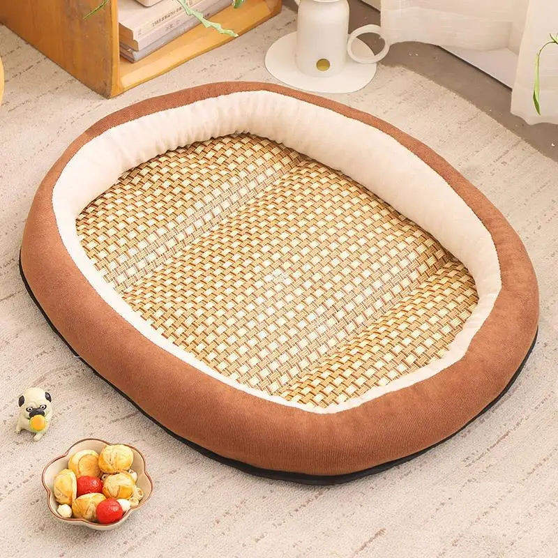 

Dog Nest Summer Cool Nest Four Seasons Universal Dog Mat Small and Medium Sized Dog and Cat Nest Summer Pet Cool Mat