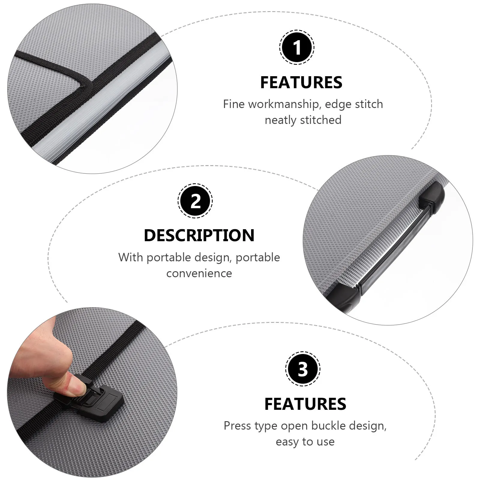 

Расширяющаяся папка-гармошка для файлов, многослойный органайзер для документов, портативная сумка для хранения файлов из АБС-пластика, офисный домашний держатель для документов для путешествий