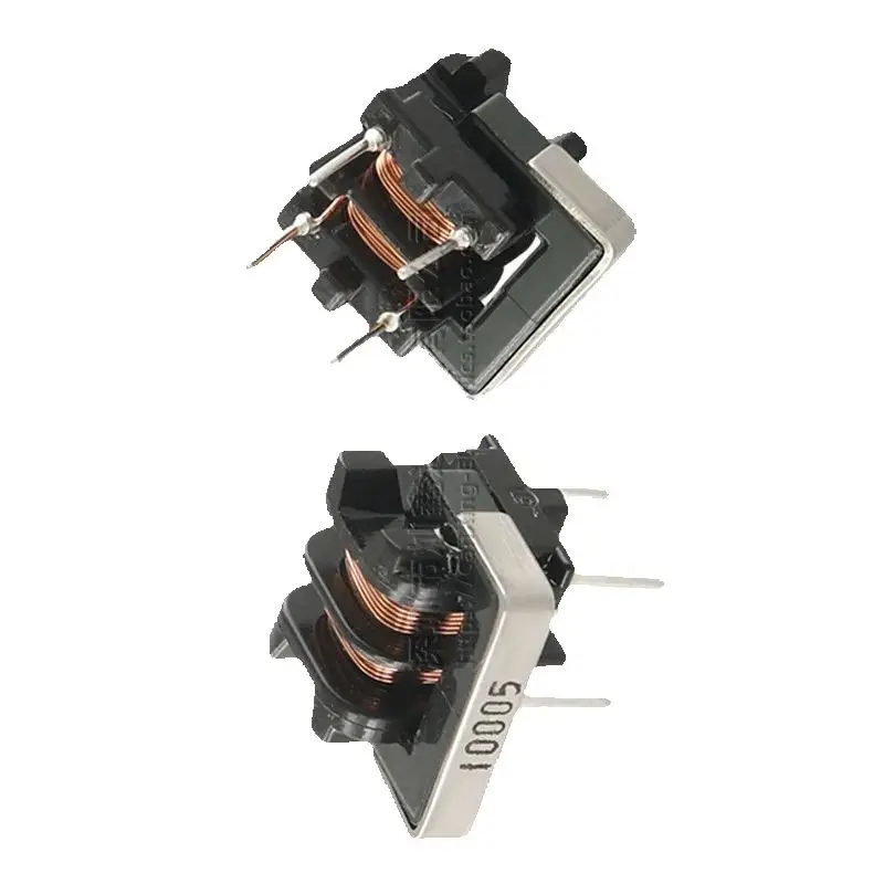 5PCS/ SU9H-10005 plug-in imported 500UH 1A UU9.8 horizontal switching power supply common mode inductance filter