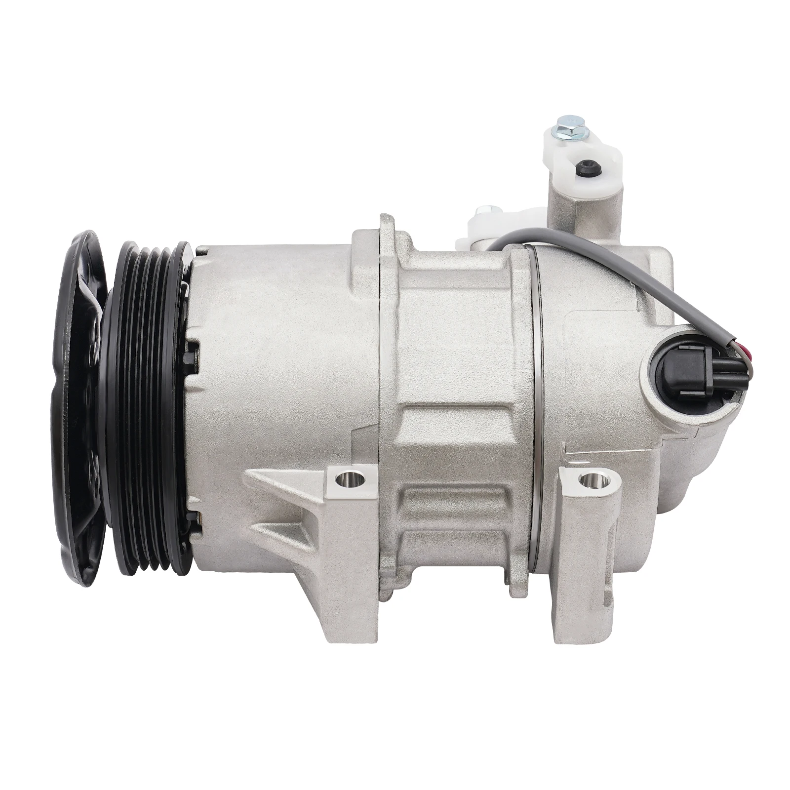 Vehicle Air Circulation Cooling Core Component, Air Conditioning Compressor, 12V 4-groove Clutch Air Conditioning Compressor, Air Conditioning Compressor for 2004-2006 xA xB 1.5L Auto AC System Replacement
