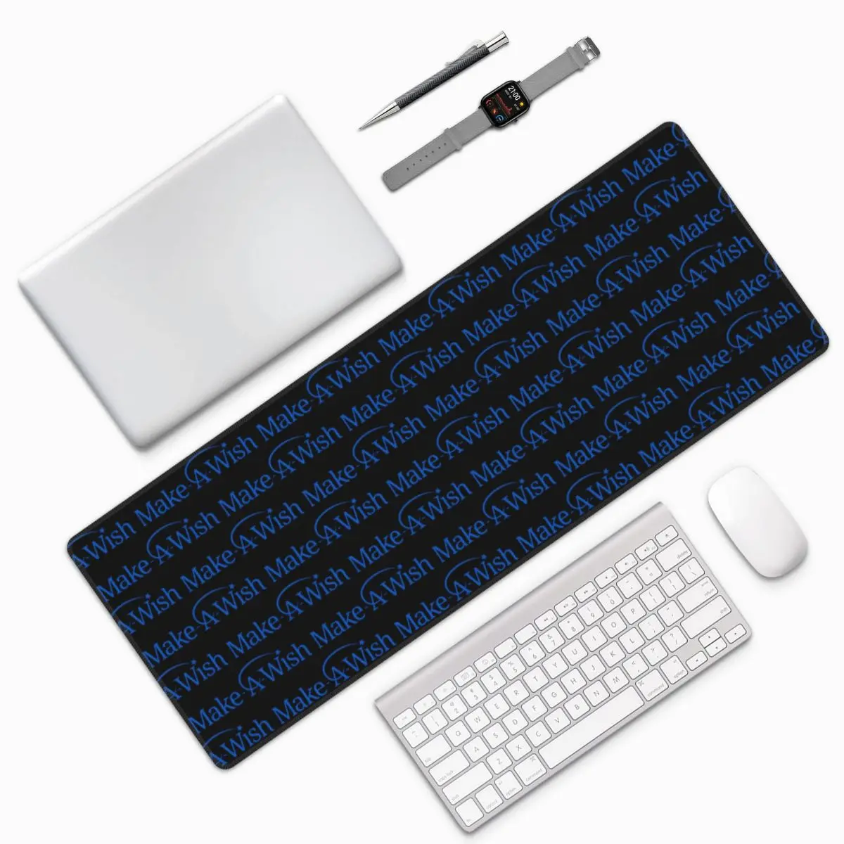 Make A Wish Foundation Of America Large Mouse Pad Computer Keyboard Mouse Mat Gaming PC Laptop Desk Mat Office Table Mats