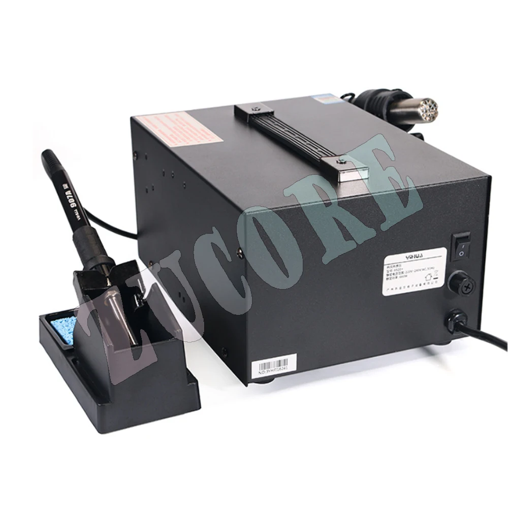YIHUA 852D+Pump Air Flow Adjustable Hot Air With Soldering Soldering Station 2 in1 hot  desoldering station