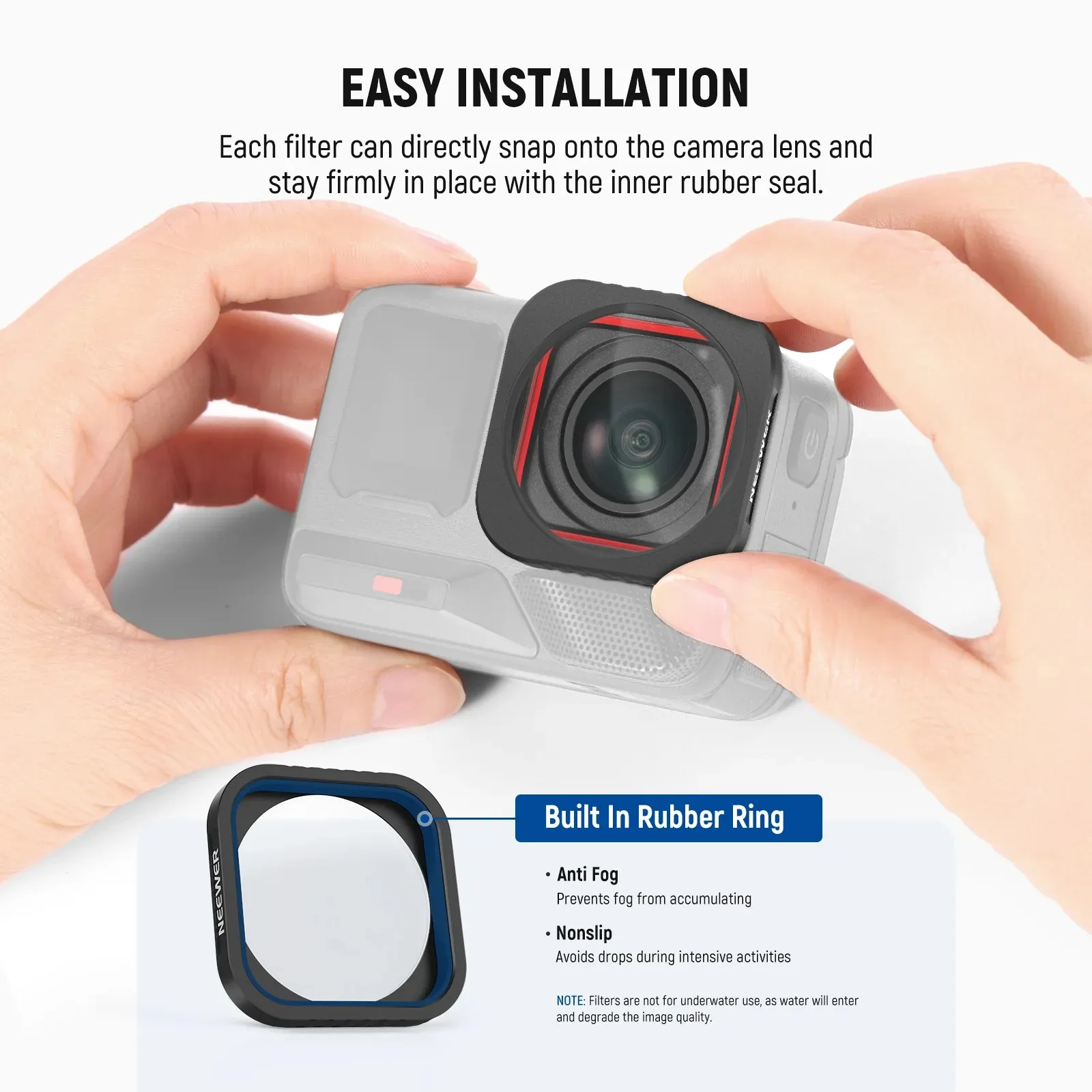 Obiektyw makro NEEWER FL-C40 10X do Insta360 Ace Pro/Ace Pro 2 — zdjęcie produktu 5