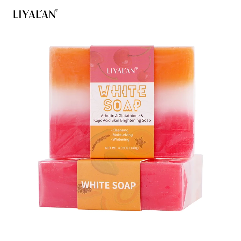 Whitening Soap Kojic Acid Arbutin Dark Black Skin Brightening Reduce Melanin Lighten Freckle Face Body Cleansing Moisturizing