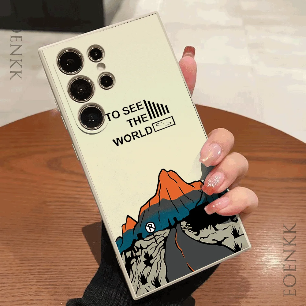 To See the World Silikonhülle für Samsung Galaxy S24/S23/S22/S21/Note 20/10 Lite – schlanke Anti-Fall-TPU-Hülle, modisches Geschenk – Detail 8