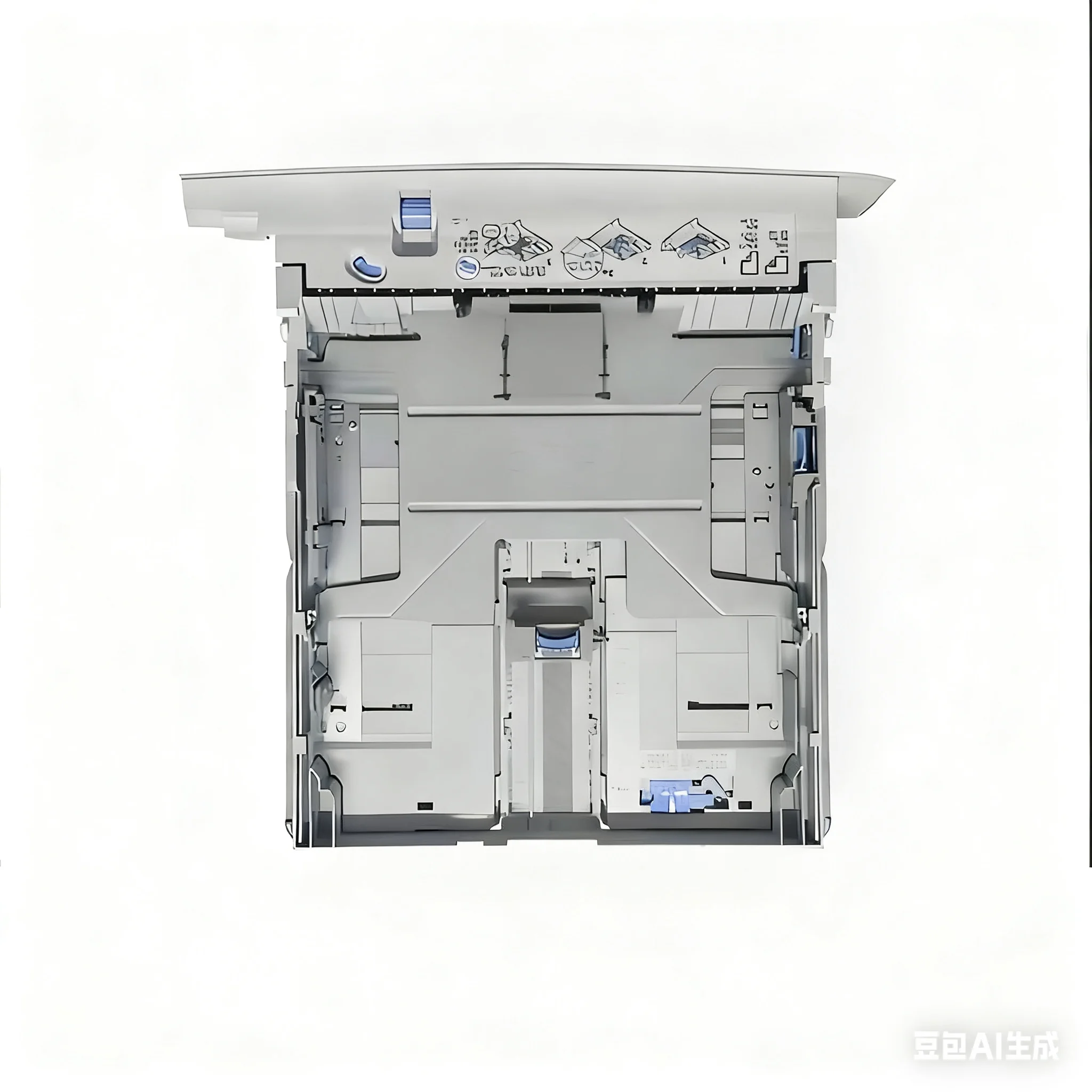 Cassette Paper Tray for HP 5200 5200LX 5200DTN for Canon 3500