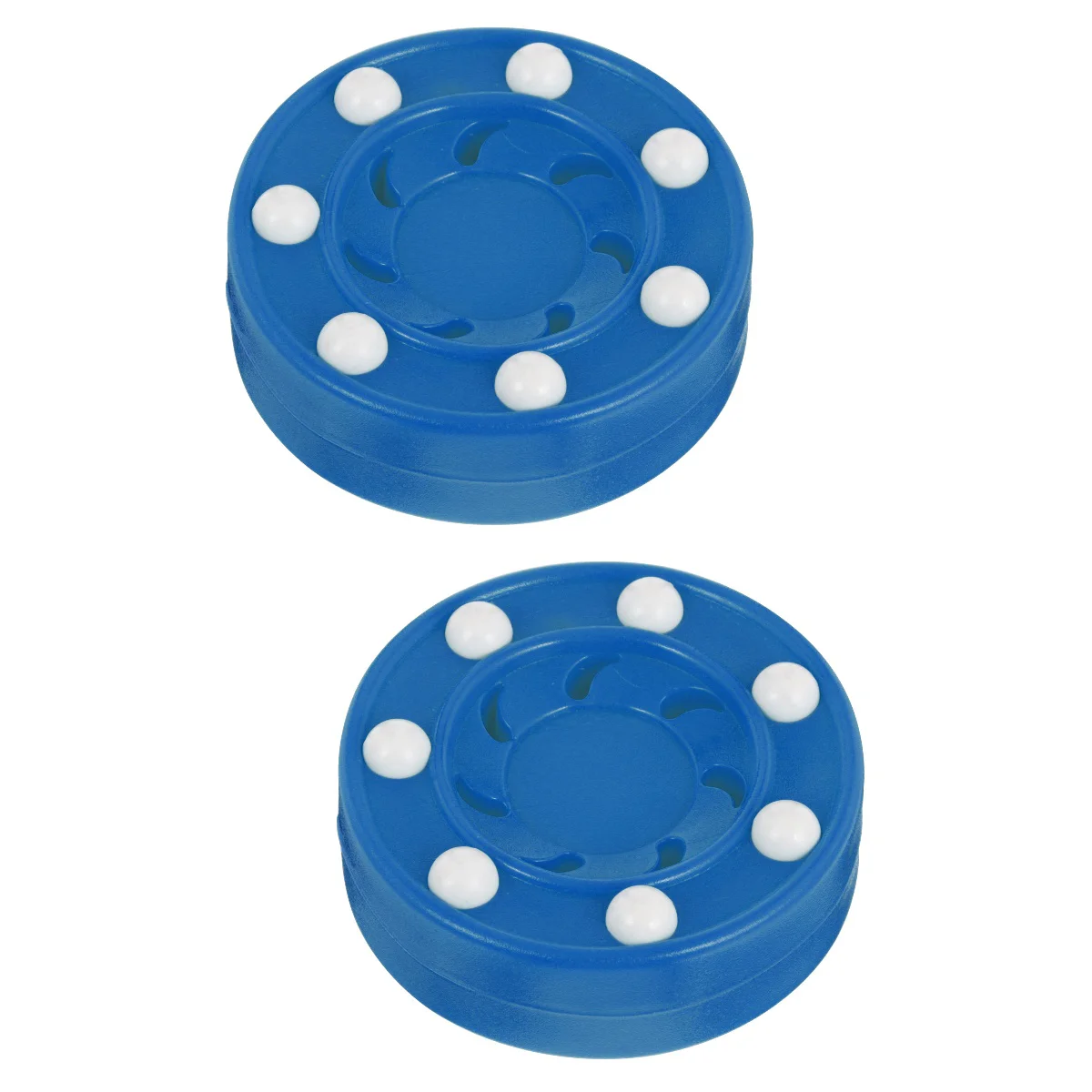 2 Pcs Scroll Wheel Sponge Fitness Hockey Balls Pucks Pp Professional