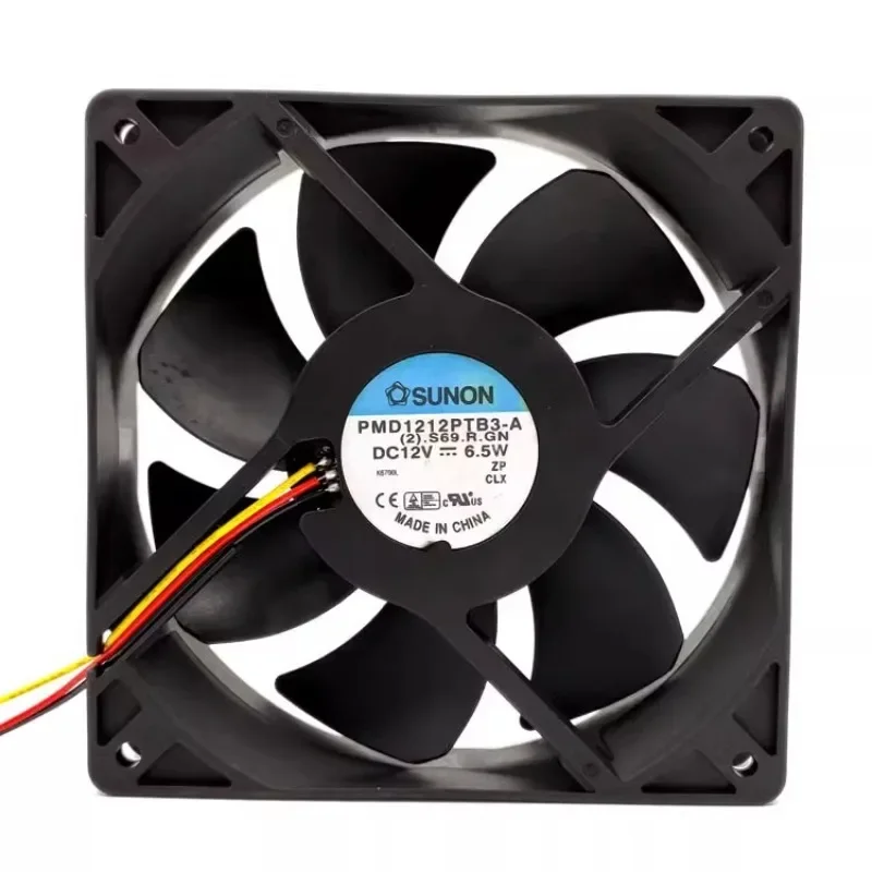New CPU Fan For SUNON PMD1212PTB3-A 12025 12V 6.5W 12CM Chassis Cooling Fan 120*120*25 Mm