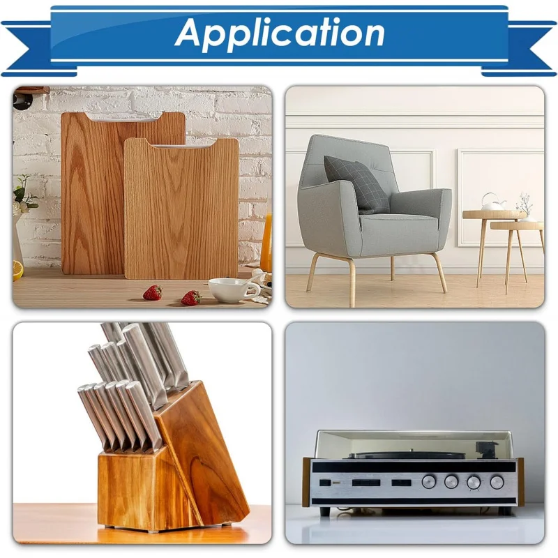 124 قطعة من ألواح القطع المطاطية مجموعة وسادات مصدات مع غسالة مدمجة من الفولاذ المقاوم للصدأ ومسامير الأثاث والأجهزة #5