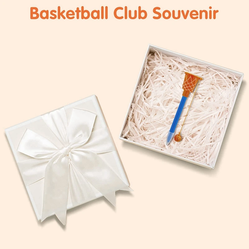 48X Basketball Hoop Pens,Basketball Party Favors -Sports Novelty Pens With Basketball Toss