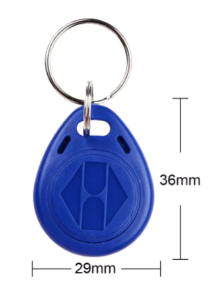 

10Pcs/Lot 125khz RFID EM4100 TK4100 Key Fobs Token Tags Keyfobs Keychain ID Read Only Access Control Card