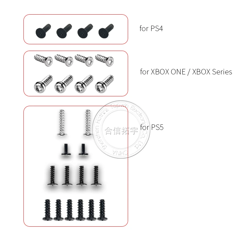 مجموعة مسامير استبدال 1 من hothinkt6 T8 مفكات متقاطعة لسلسلة XBOX X S وحدة تحكم PS4 PS5 ONE