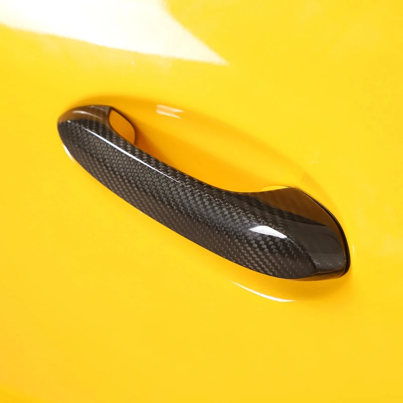 Real Carbon Fiber For BMW Z4/ For Toyota GR Supra A90 MK5 2019-2026 Car Outside Exterior Door Handle Cover Trim Car Accessories