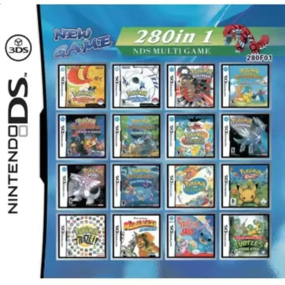 5000 in 1 Compilation DS NDS 3DS 3DS NDSL Game Cartridge Card Video Game Handheld Player