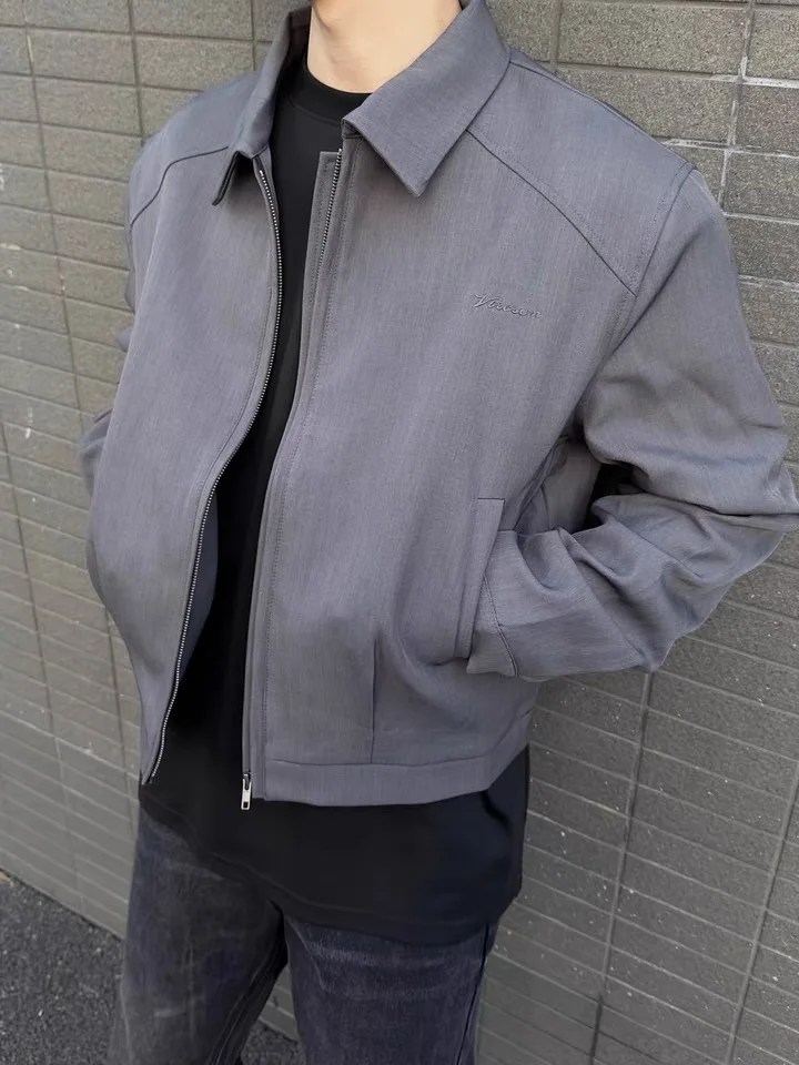 

Cleanfit Premium Suit Jaet Versatile Casual Outerwear oulder Padded ort Wide Boxy Top for Couples Youth Autumn Winter