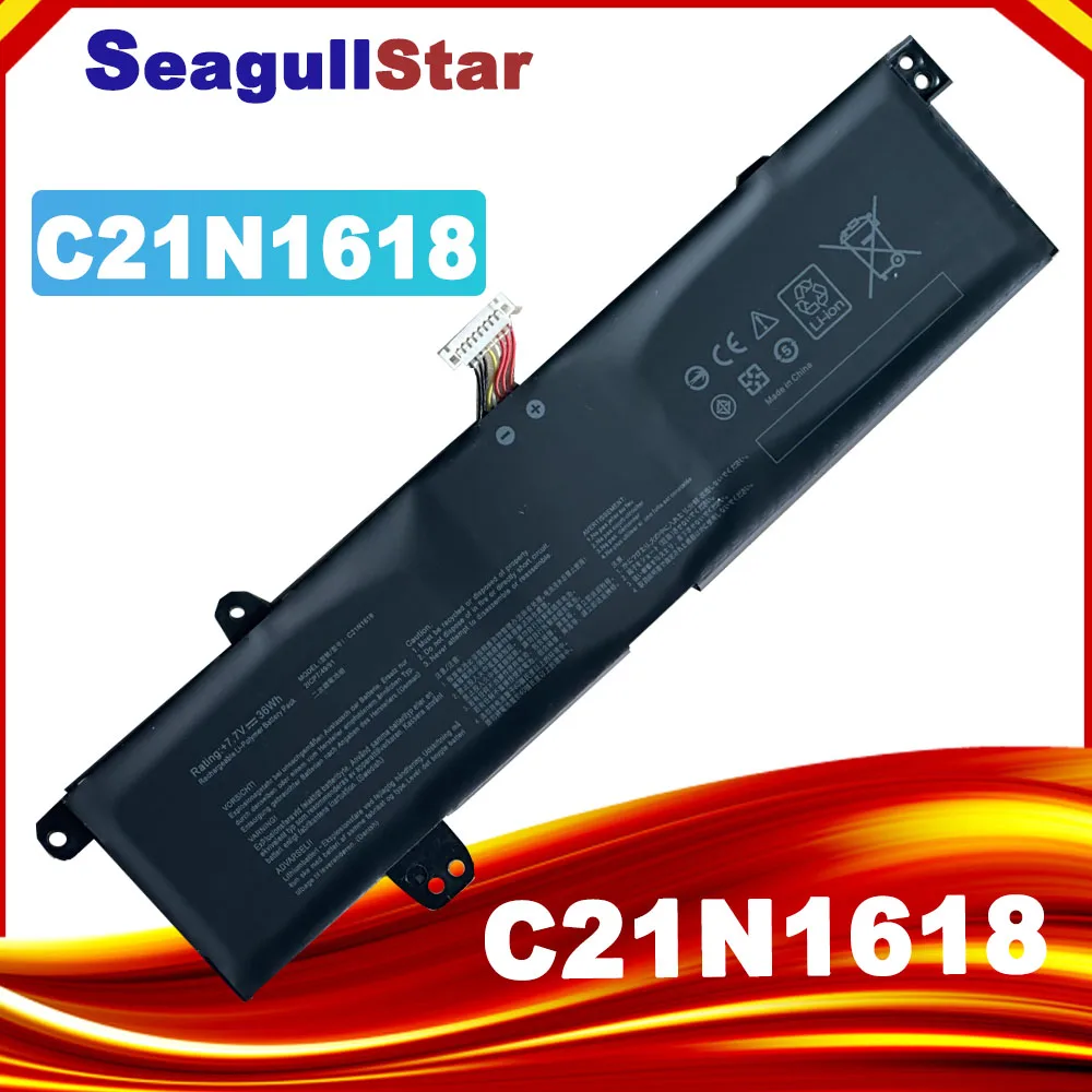 

Аккумулятор для ноутбука C21N1618 для Asus E402B/BP X402BA L402BA F402BP R417BA 7,7 В 36 Втч