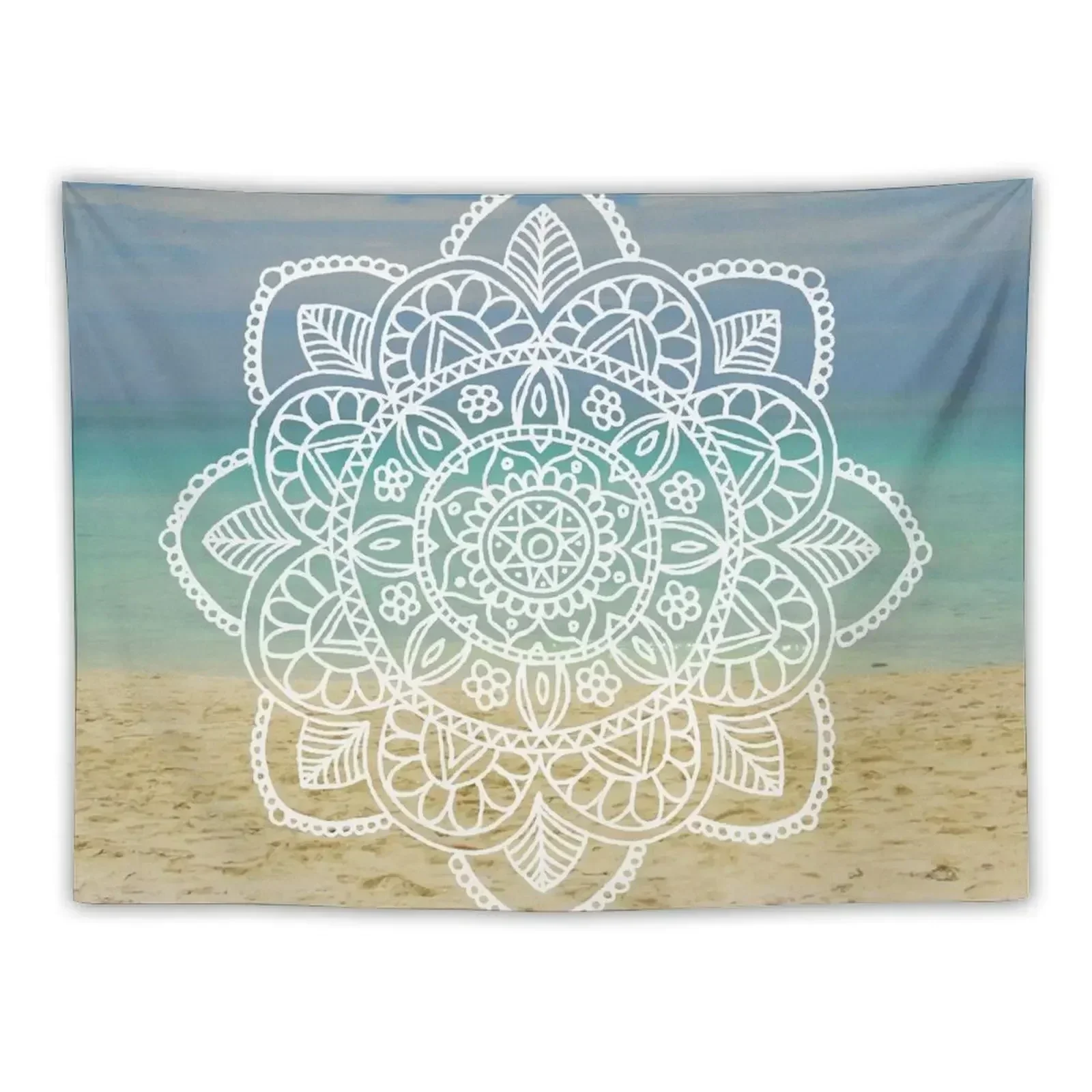 

Beach Mandala Tapestry Tapete For The Wall Room Decor Korean Style Tapestry