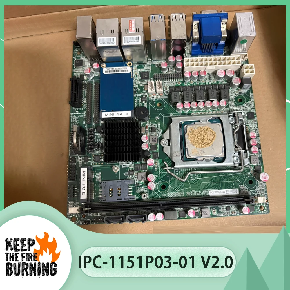 

IPC-1151P03-01 V2.0 ITX industrial control motherboard 17cmx17cm IPC-1151P03-01