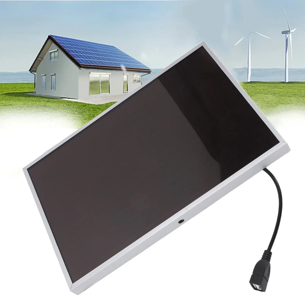 効率的なソーラー充電ソリューション USB 充電器 USB ソーラー充電器 174*254*30 ミリメートル 20 ワットソーラーパネル効率的なソーラー充電