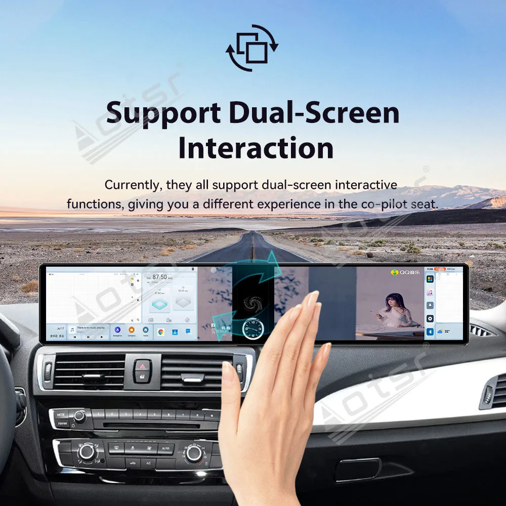 

12.3" Dual Touch Screen For BMW 1 Series NBT 2013-2017 Plug & Play Perfect Fit GPS Navigation Multimedia Player Stereo Head Unit