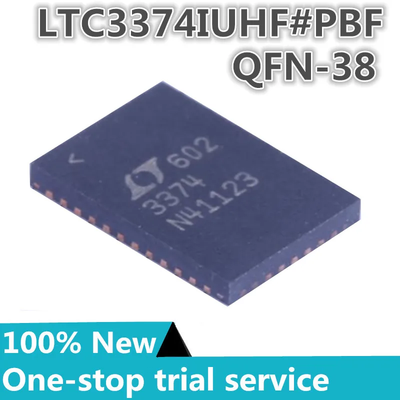 

1-10pcs %New original LTC3374IUHF#PBF package QFN-38 silk screen 3374 (step-down type) DC-DC power chip