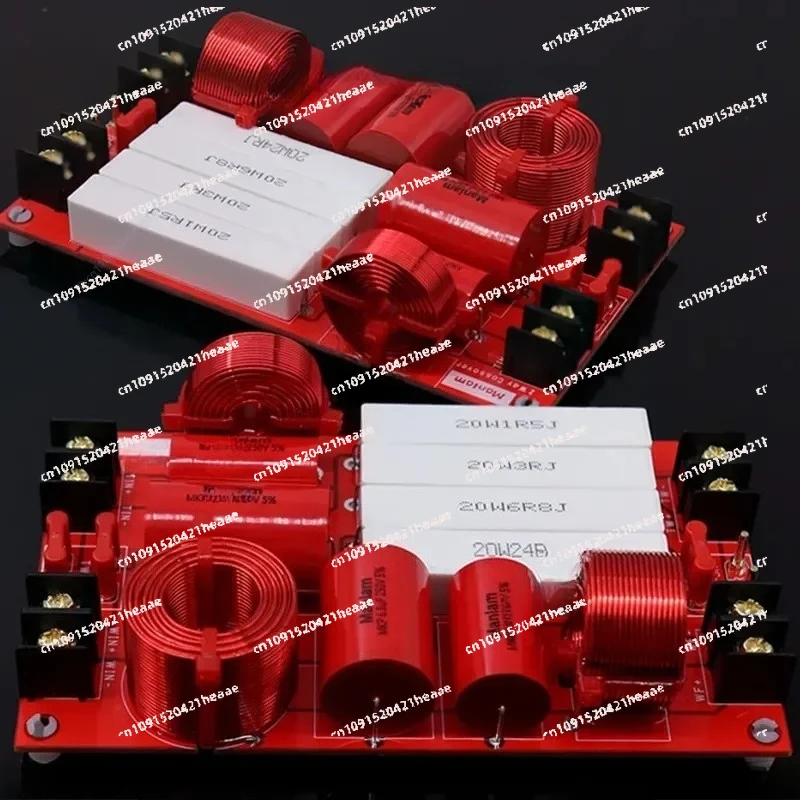 Suitable for  Treble Bass Stereo Dual Filters Circuit Board Combiner Dividers  Audio Speaker Crossover 2 Way Frequency Divider