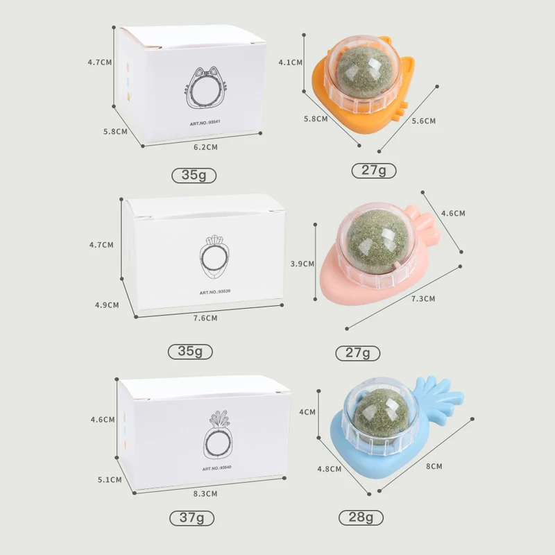 Catnip Pet Supplies Things For Kittens Roll Ball Pets Kitten Accessories Catnap Animal Device Licking Cat Products Home Garden