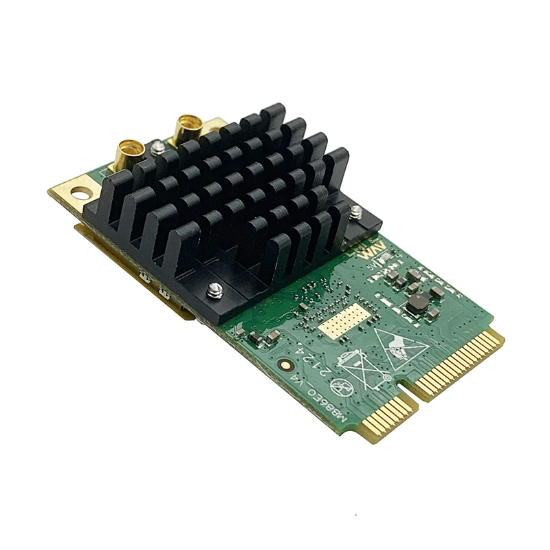 Imagem -03 - Wifi Dedicado Cartão de Expansão Mini Pcie Dissipador de Calor Qca9886 Qca988626 Ieee802.11a n ac Wave2 2x2 Mimo 866mbps Mmcx 5g 5.8g