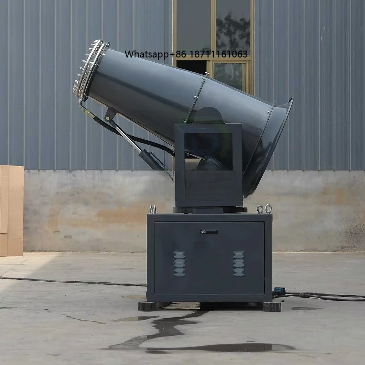 Mobile Vehicle-Mounted 50m Carbon Steel Mist Cannon with 11 Kw Power Custom Fine Mist Dust Suppression