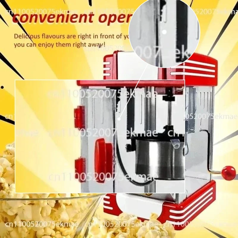 Timed thermal insulation popcorn machine, automatic, commercial large capacity