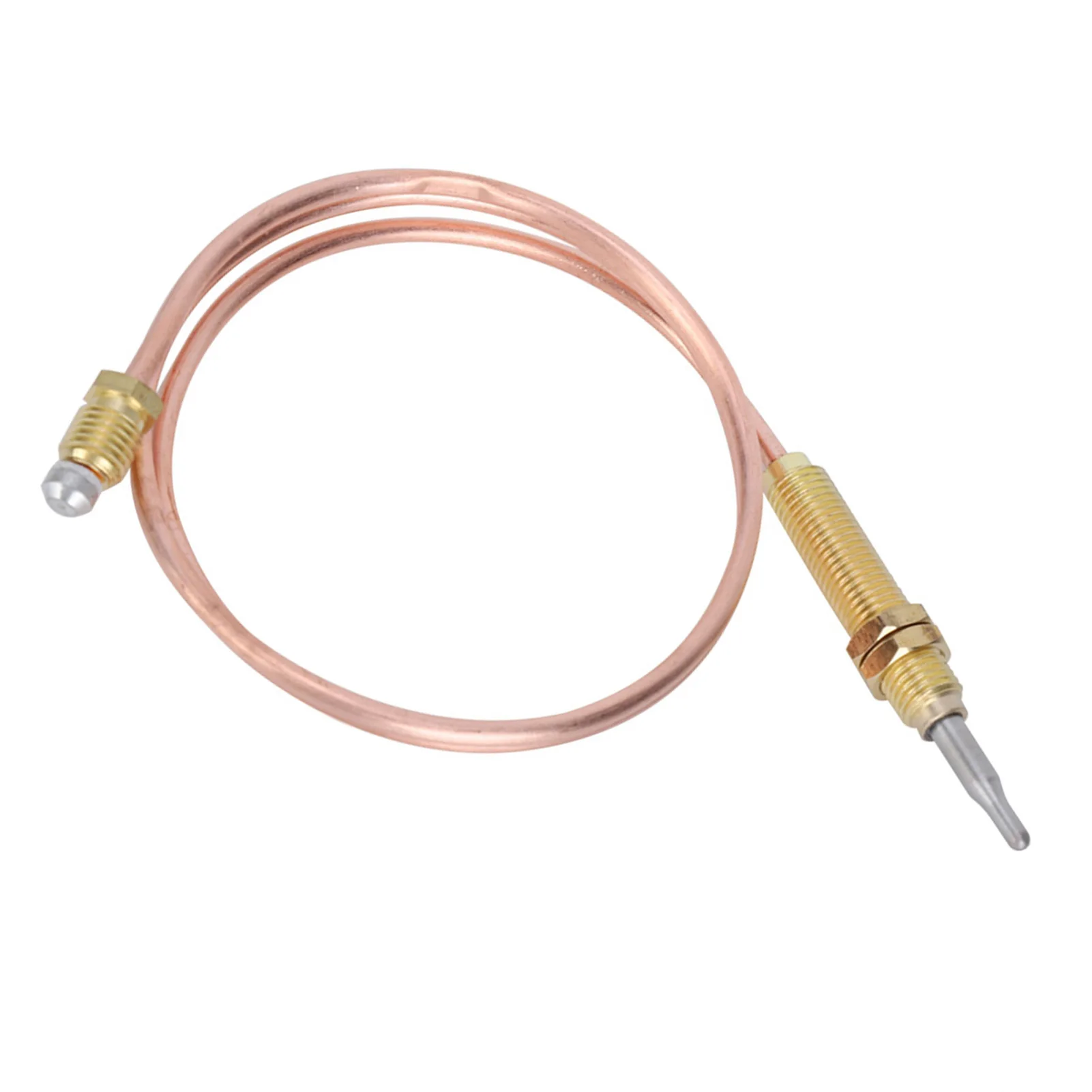 Imagen 3: Sonda termopar de Gas de calefacción de rosca M8, 600mm para chimenea, accesorios de parrilla de barbacoa, sonda termopar de rosca