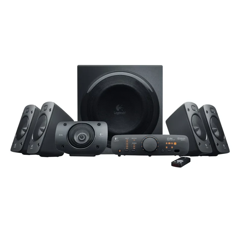 

Z906 Speaker 5.1 Surround Sound Home Theater THX Certified Log itech Speaker