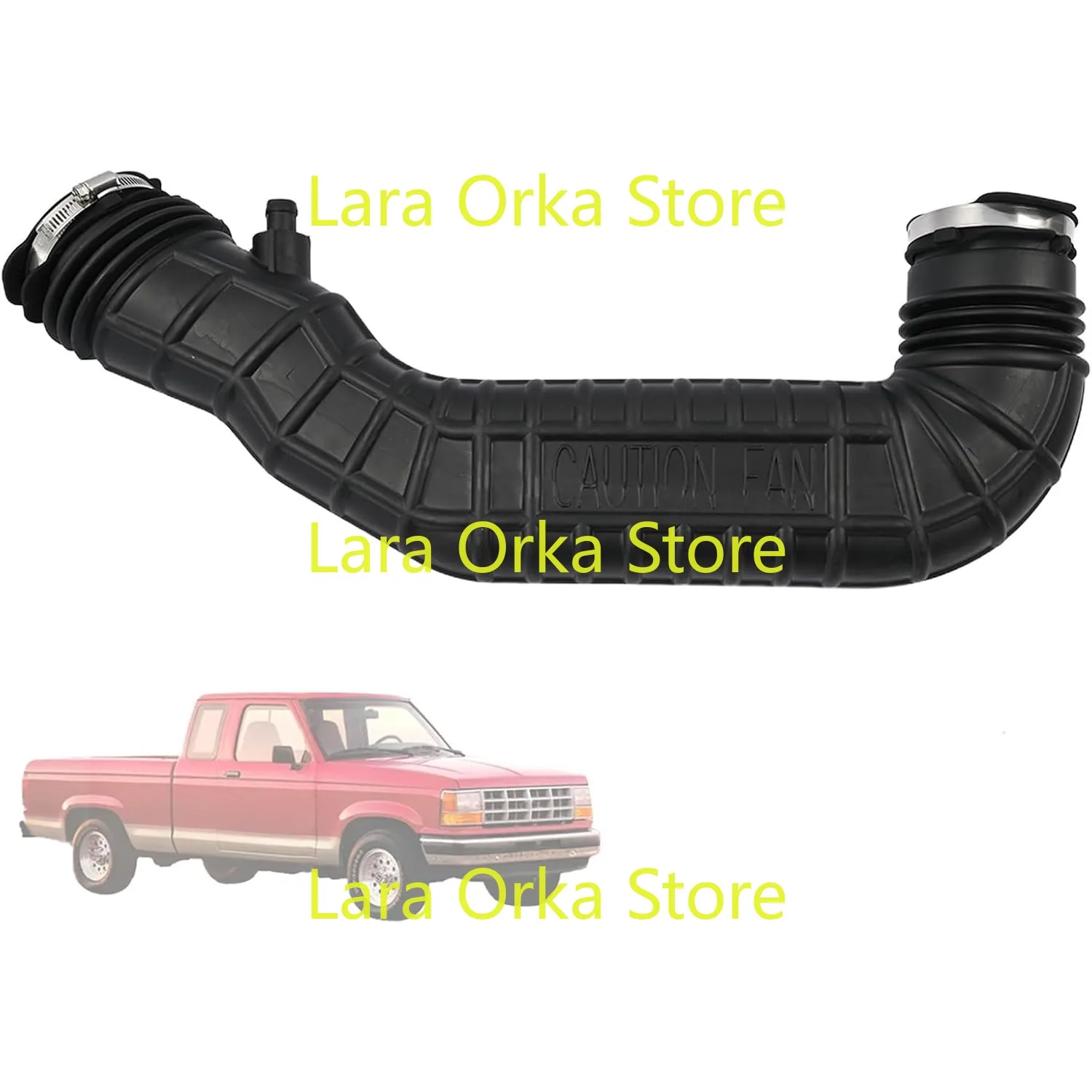 Mangueira de admissão de ar F47Z-9B659-A compatível com Ford Ranger Explorer 1992 1993 1994 V6 4.0L Substituir tubo de admissão de ar F47Z9B659A