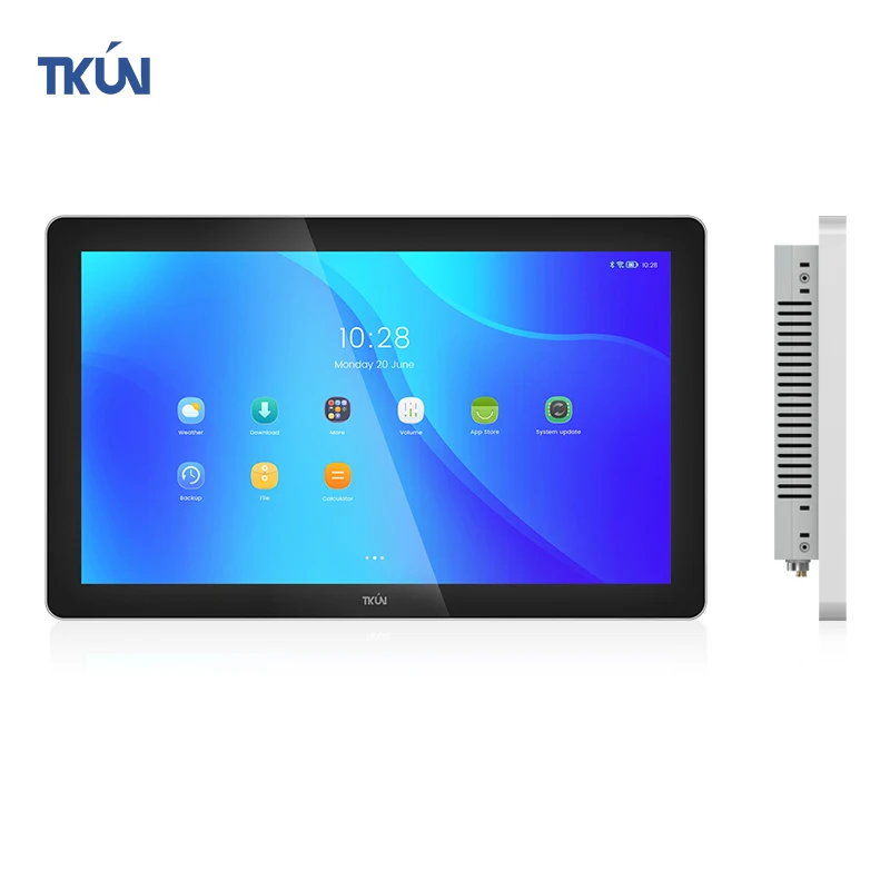 Tkun 15.6 Polegada capacitivo multi-toque aio máquina 1000nit shipborne à prova dwaterproof água marinho android tudo-em-um computador industrial pc