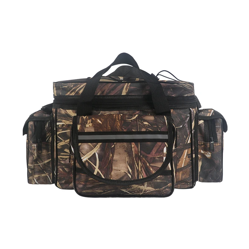 Waterproof Fishing Bag Nylon Large Capacity Multi Purpose Fishing Tackle Two Layer Waterproof Outdoor Shoulder Bags image 6