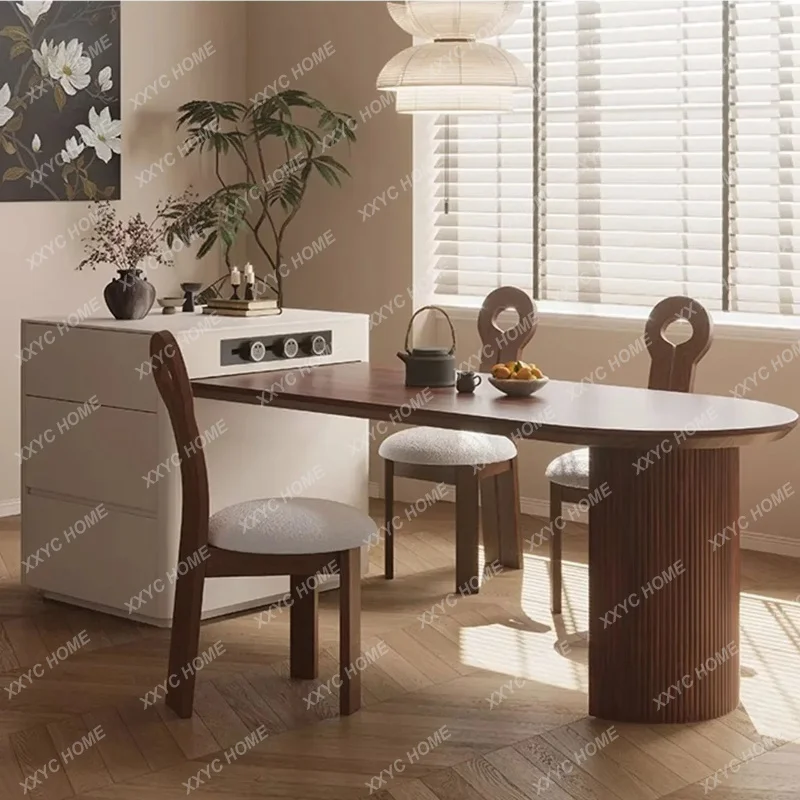 XX Medieval Style Dining Tables Modern Living Room Indoors Retro Dining Tables Homestay Luxury Home Furniture