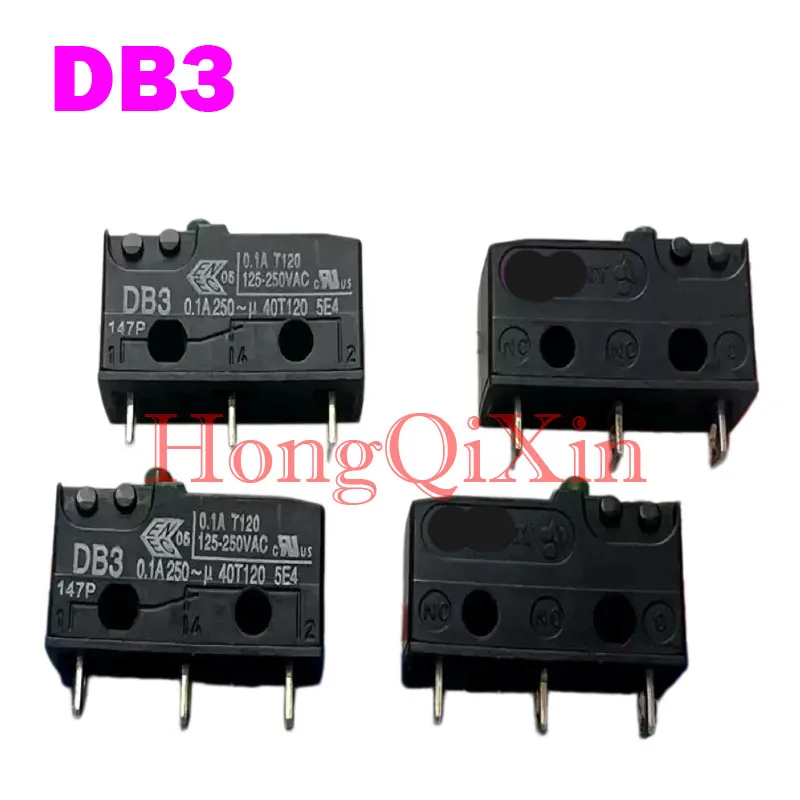 2 PCS/LOT  German DB3 Gold Contacts 0.1A 250V Medium-Actuation Switch Travel Limit Button, 3-Pin  IC Electronic Components