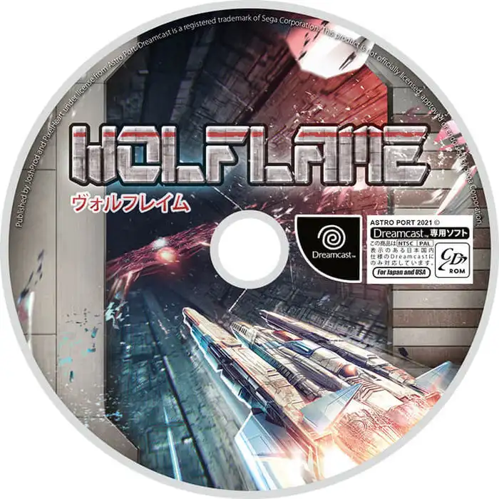 Wolflame DREAMCAST CD Shooting Game Accessory