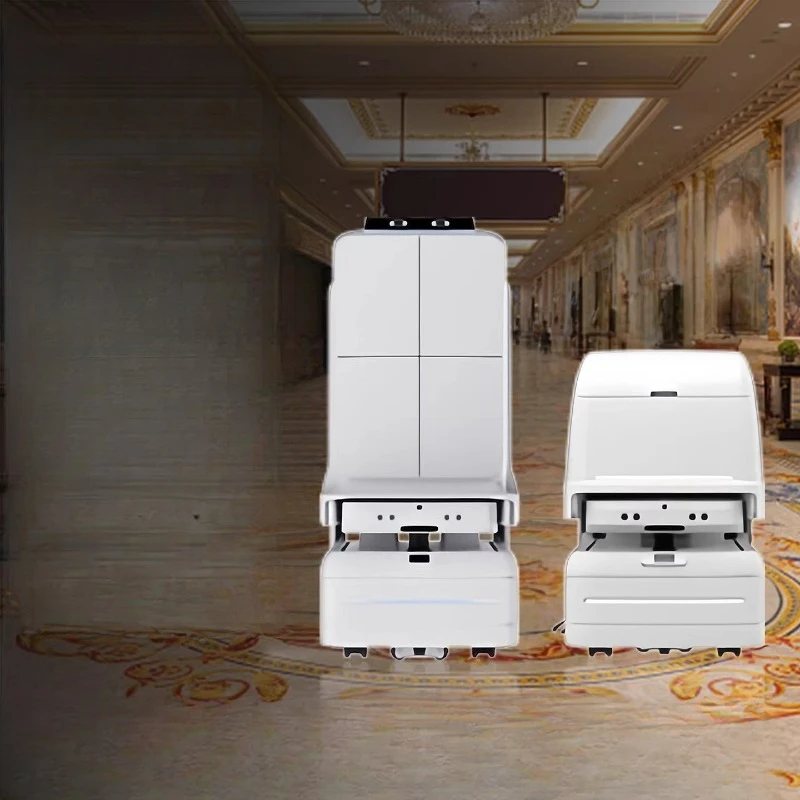 Intelligent unmanned sweeping robot hotel office building automatic food delivery carpet vacuuming dust push