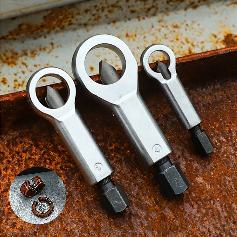 

9-27mm Professional Nut Splitter Kit Separator Breaker Rusty Screw Bearing Steel Removal Hand Tool