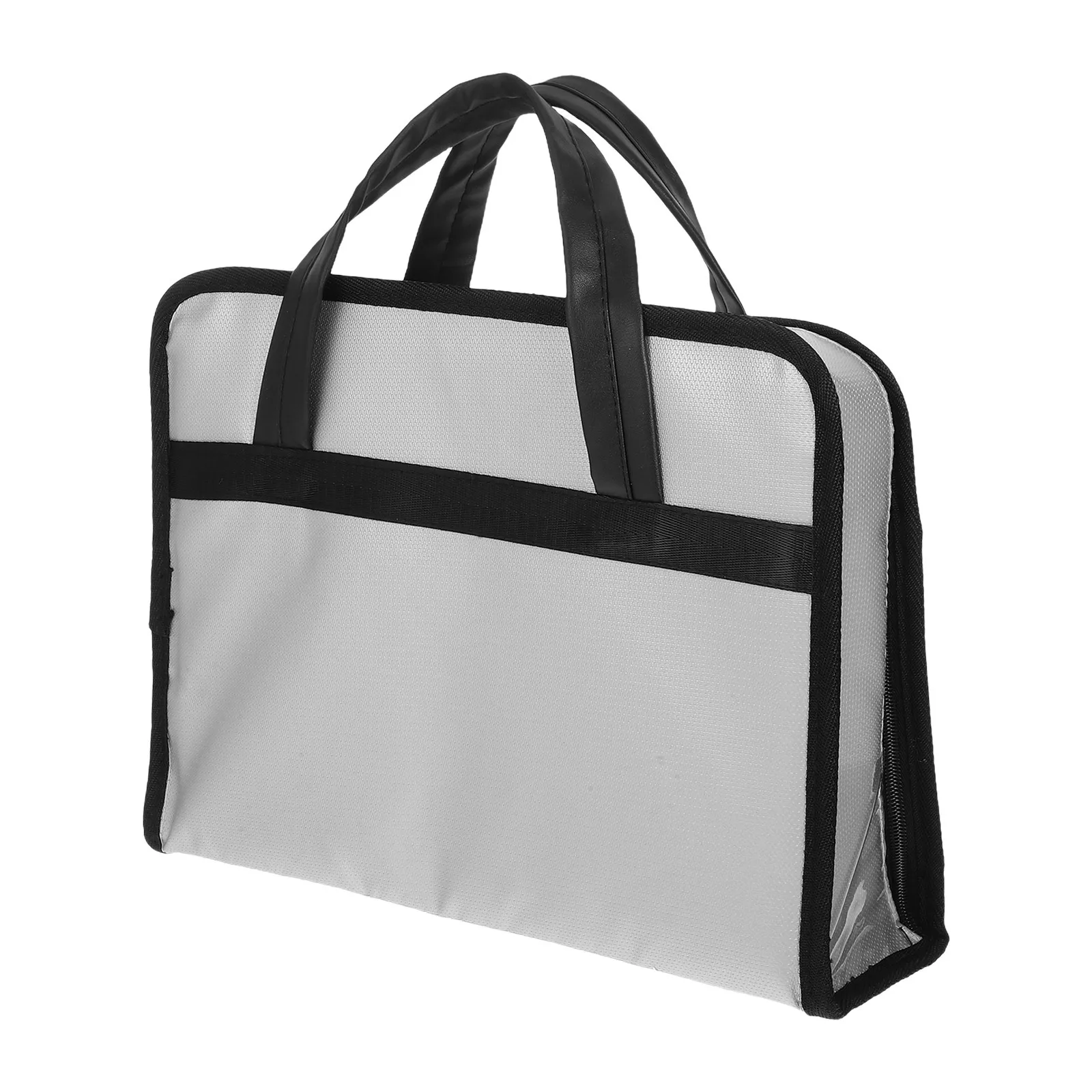 

Fireproof Document Briefcase Fire-Resistant Portable Organizer for Business Travel Office Meetings Laptop Seal Storage Bag